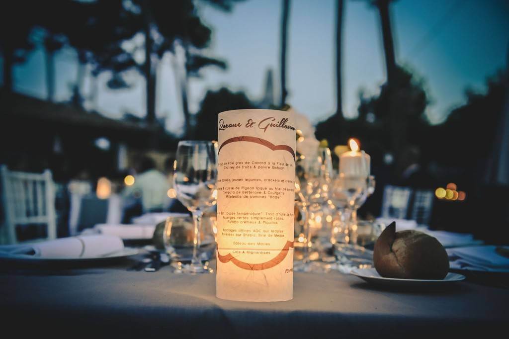 mariage de nuit à Cap Golf