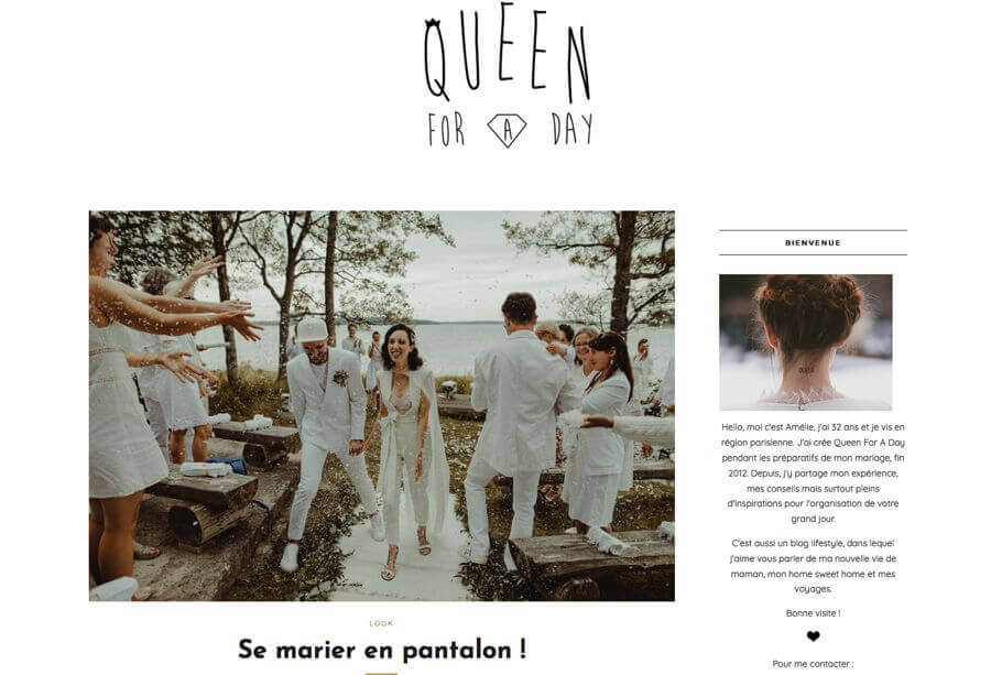 Queen for a day, une jolie publication de real Wedding à la cabane Bartherotte au Cap Ferret